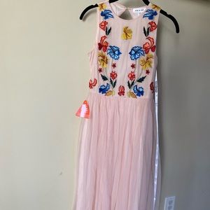 New with tags Frock and Frill embroidered dress!